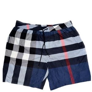 Burberry Exaggerated Check Drawcord Swim Shorts